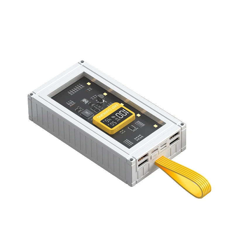 Vielseitige Powerbank mit Digitalanzeige Skanto