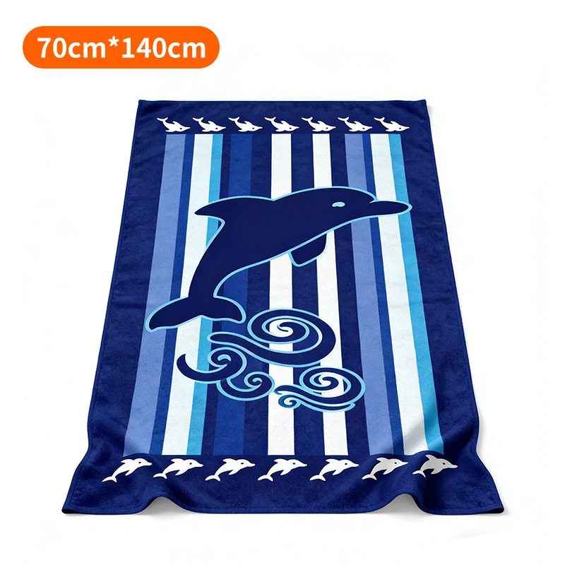 Strandtuch mit tropischem Flamingo-Design Skanto