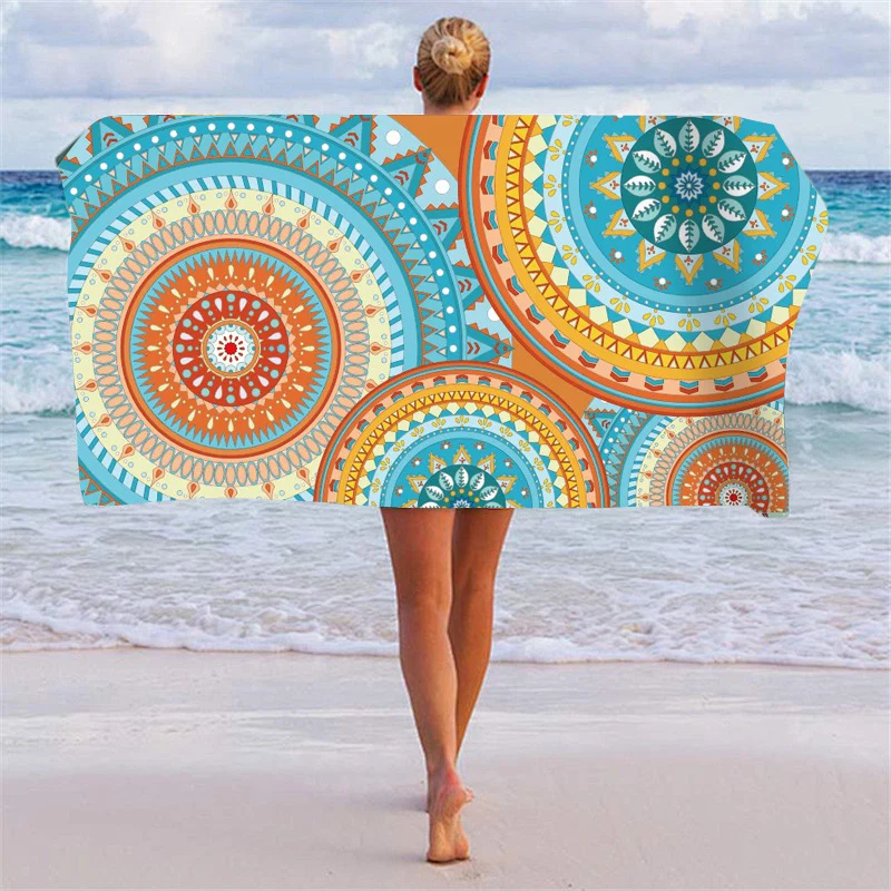 Strandtuch mit einzigartigem grafischem Muster Skanto