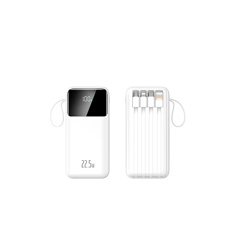 Tragbare Schnelllade-Powerbank mit Digitalanzeige Skanto
