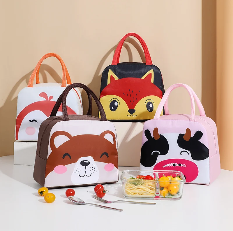 Isolierte Lunchtasche mit verspieltem Fuchs-Design Skanto