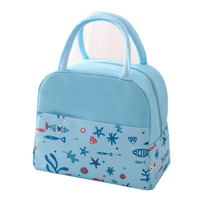 Isolierte Lunchtasche mit trendigem Flamingo-Muster Skanto