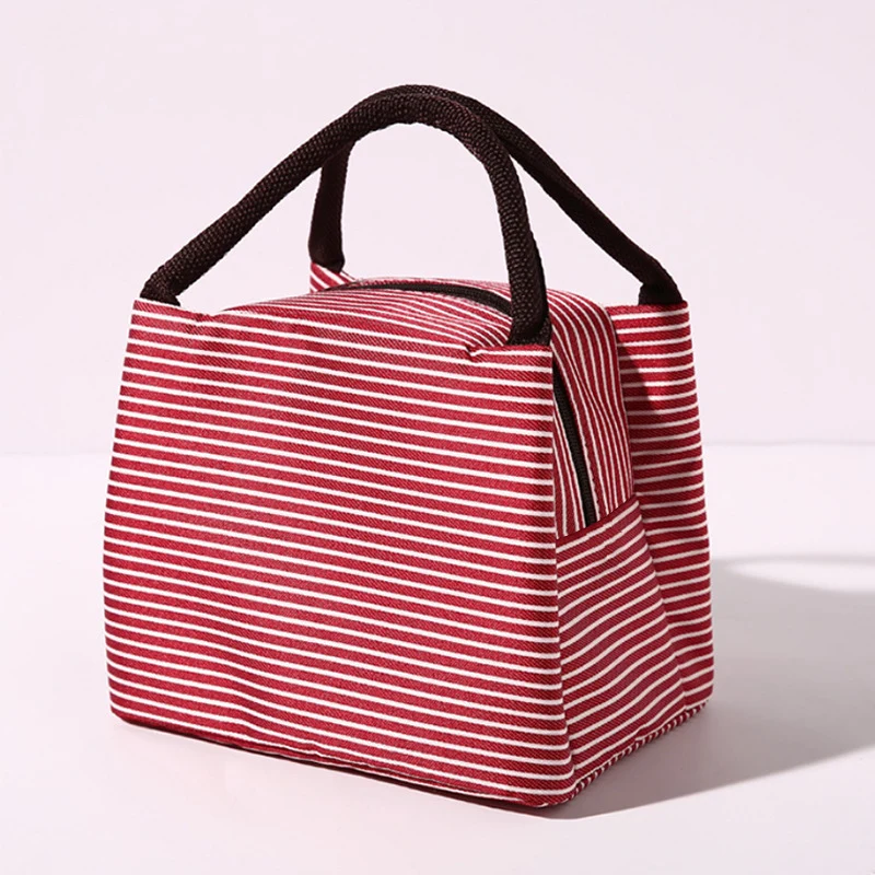 Isolierte Lunchtasche mit stilvollen Streifen Skanto