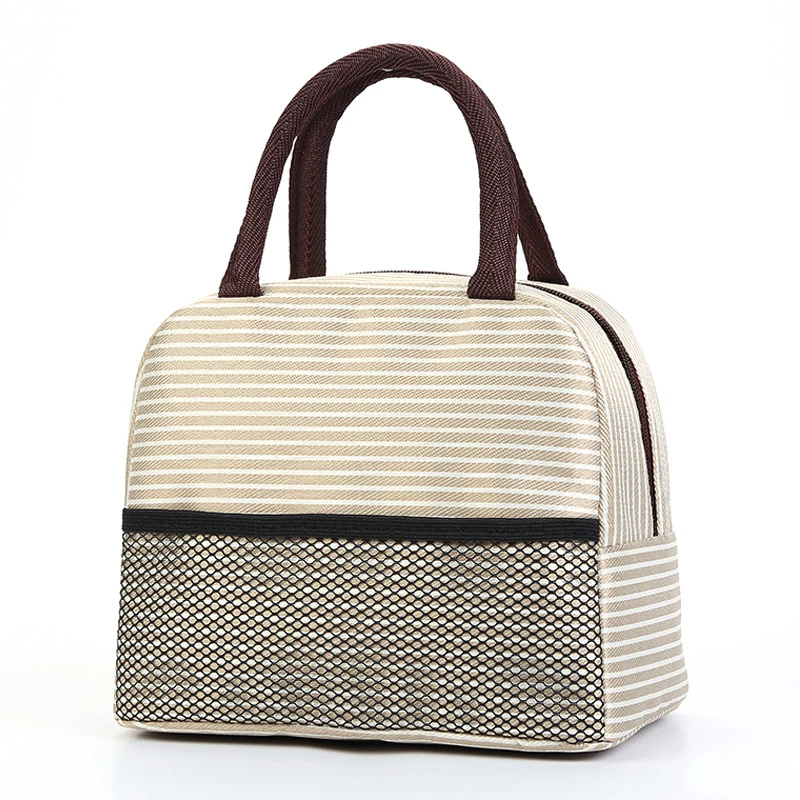 Isolierte Lunchtasche mit stilvollen Streifen Skanto