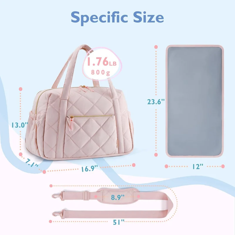 Stylische gesteppte Handtasche Skanto