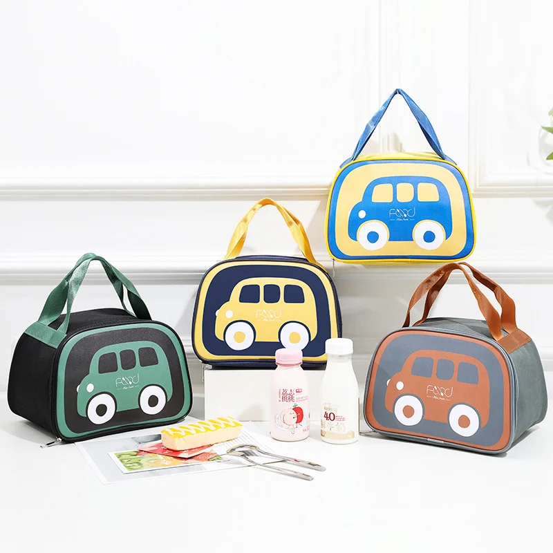 Isolierte Lunchtasche mit lustigem Fahrzeug-Design Skanto
