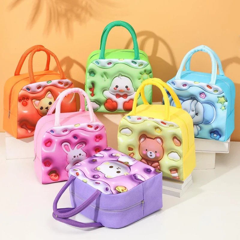 Isolierte Kühltasche mit niedlichem Katzenmotiv Skanto