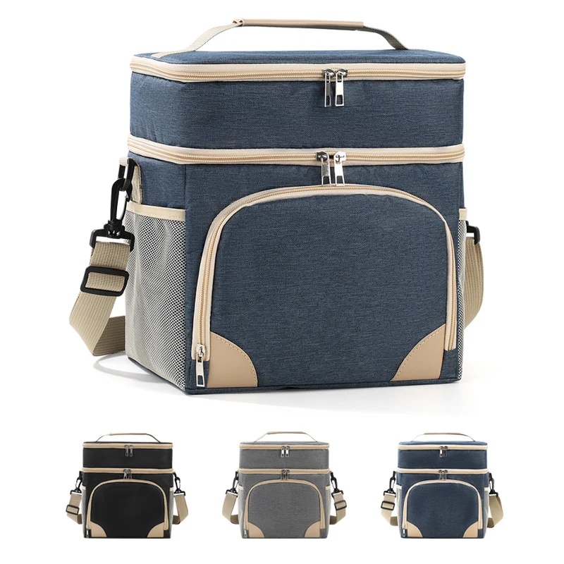Isolierte Kühl- und Picknicktasche mit praktischem Tragegurt Skanto
