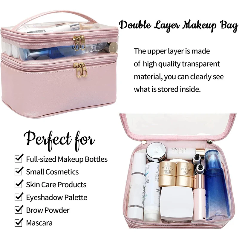 Kosmetik-Organizer mit Doppelfach Skanto