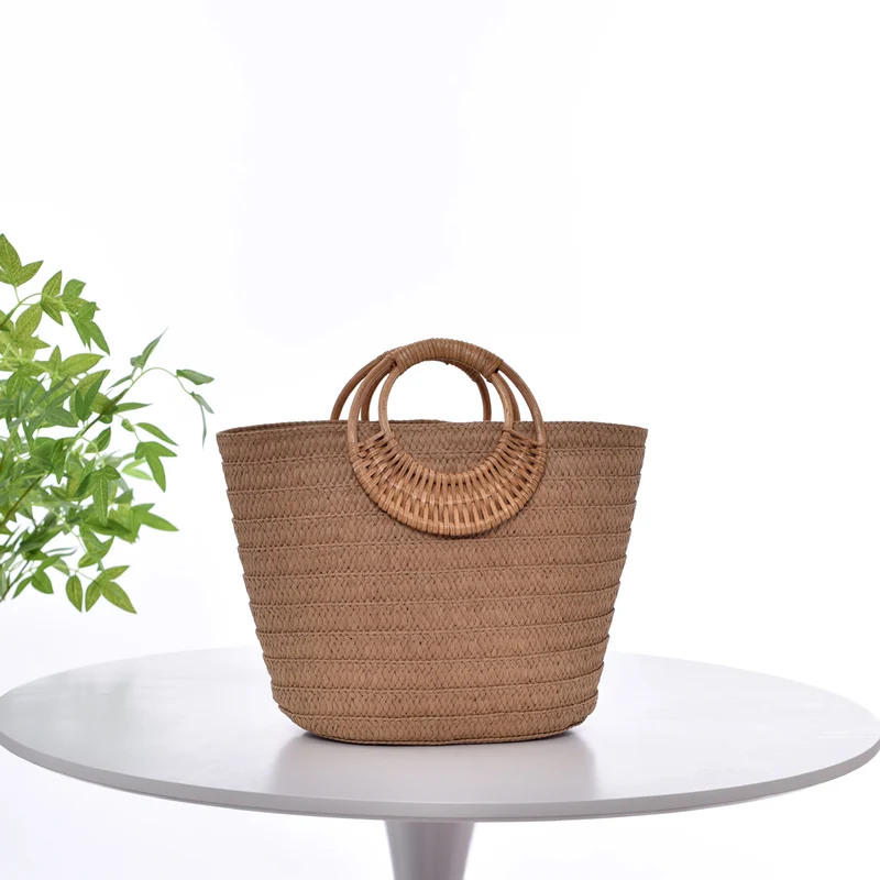 Handtasche mit geflochtenem Griff Skanto