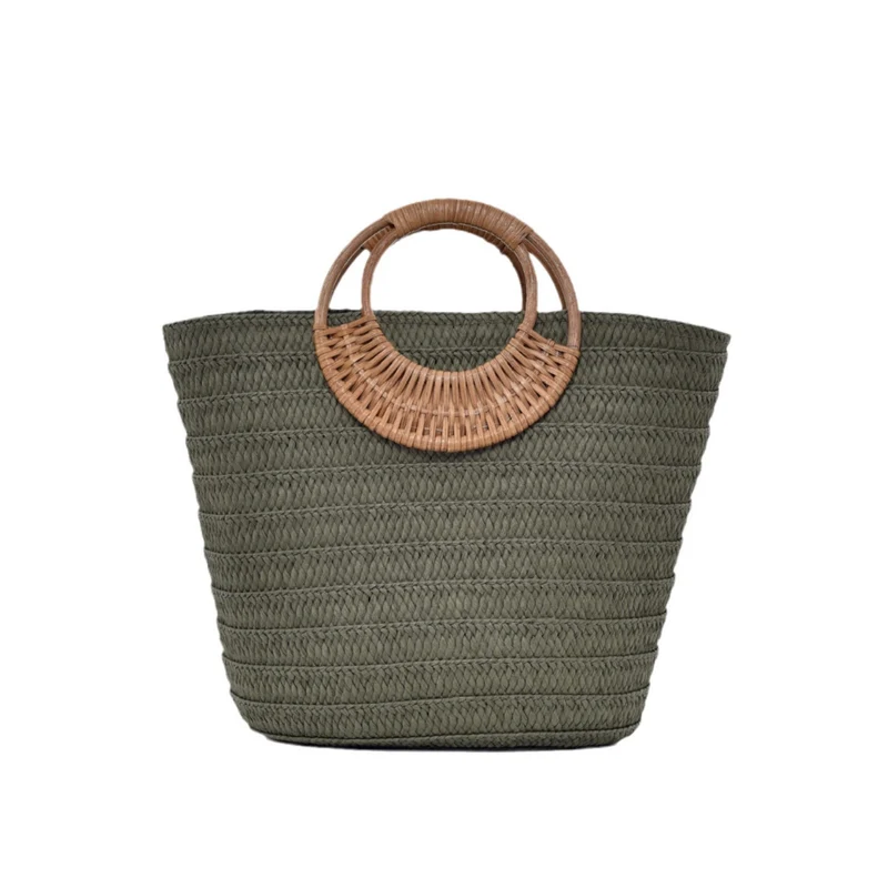 Handtasche mit geflochtenem Griff Skanto