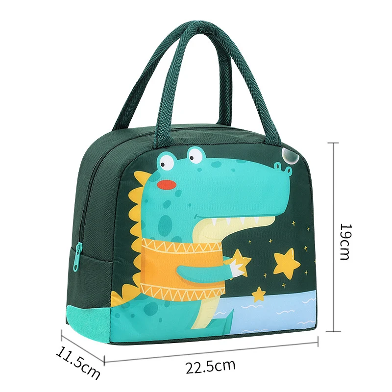 Isolierte Kinderhandtasche mit niedlichem Hasen-Motiv Skanto