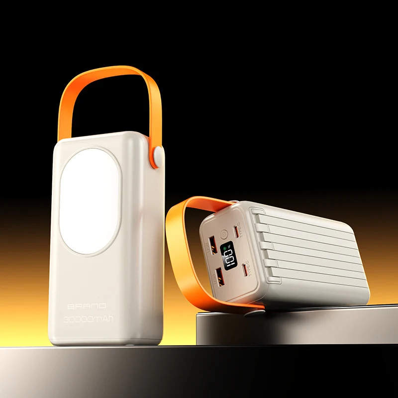 Hochleistungs-Powerbank mit integriertem LED-Licht und Digitalanzeige Skanto