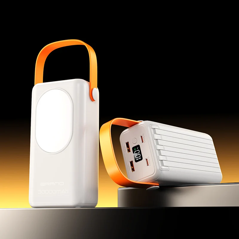 Hochleistungs-Powerbank mit integriertem LED-Licht und Digitalanzeige Skanto