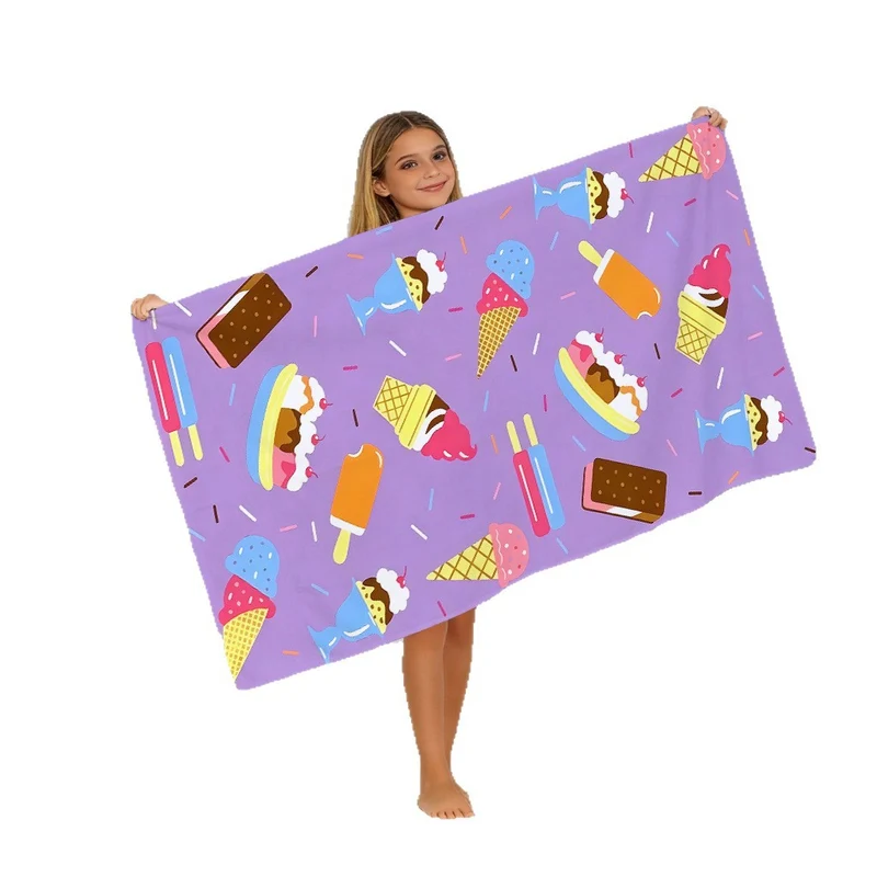 Strandtuch mit buntem Pferdemotiv Skanto
