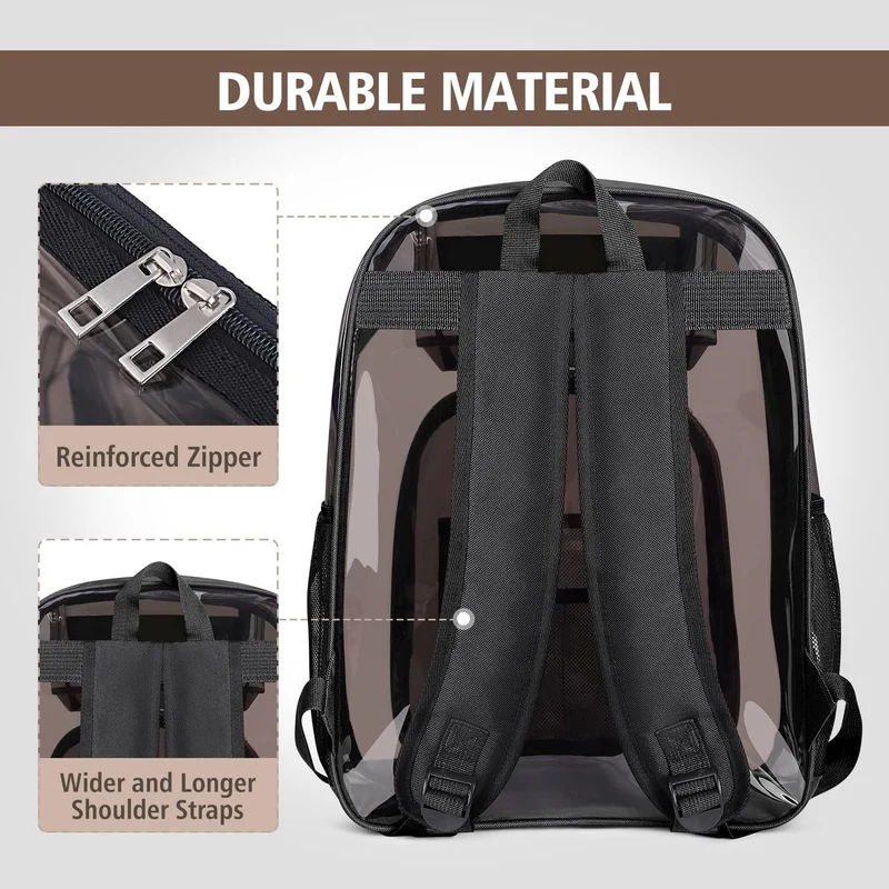 Transparente Schultasche Skanto