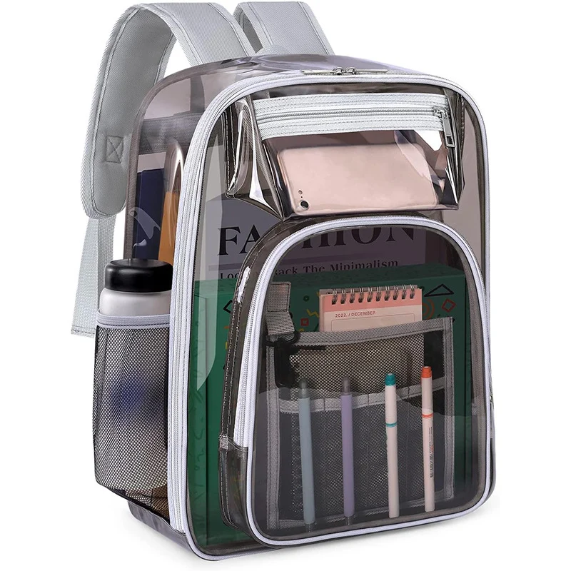 Transparente Schultasche Skanto