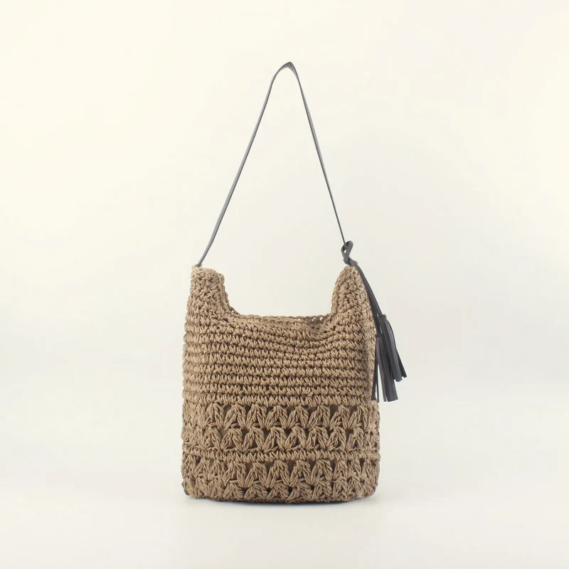 Handgemachte Hobo Bag aus Naturmaterial Skanto