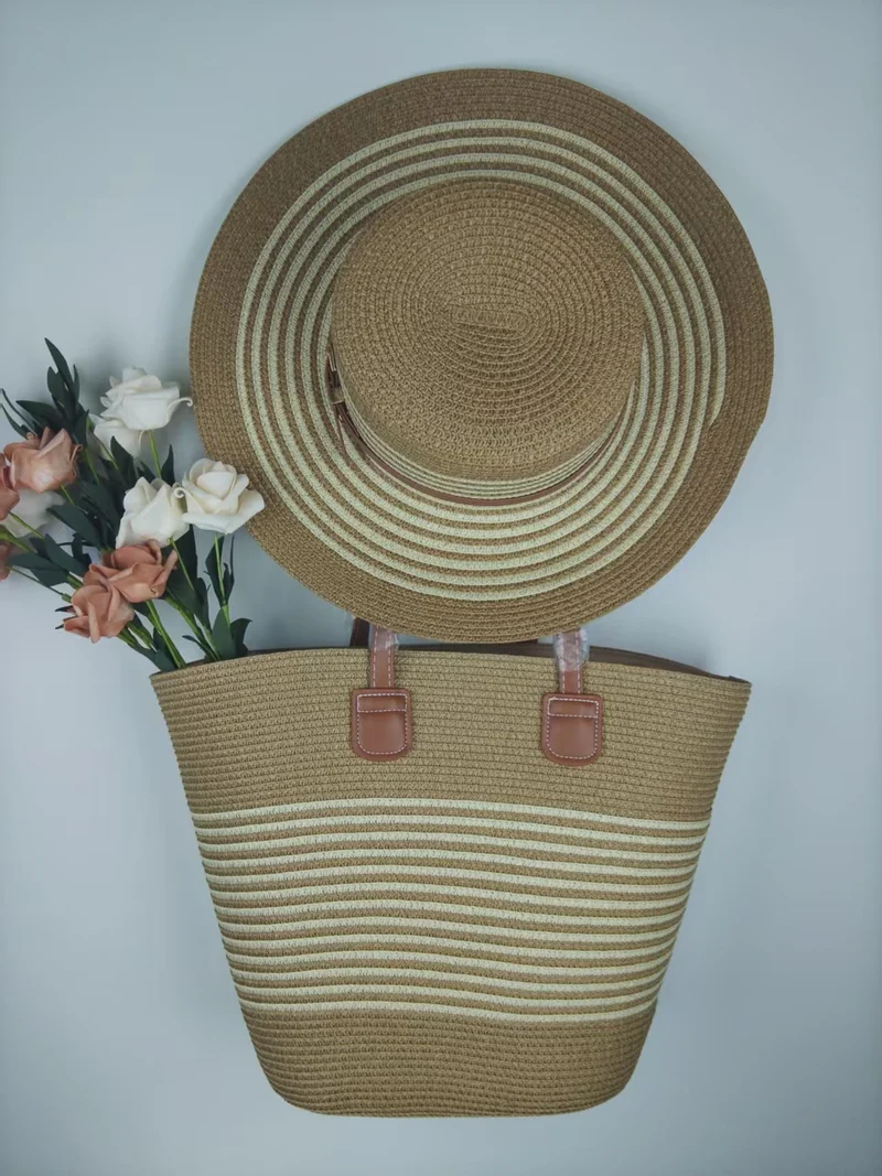Strandtaschen- und Sonnenhut-Set Skanto