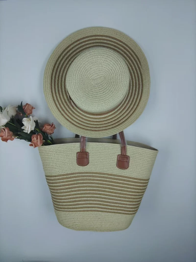 Strandtaschen- und Sonnenhut-Set Skanto