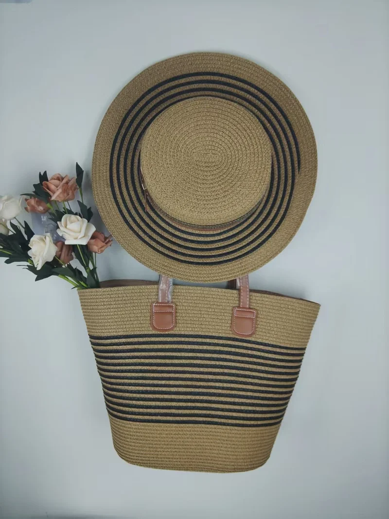 Strandtaschen- und Sonnenhut-Set Skanto