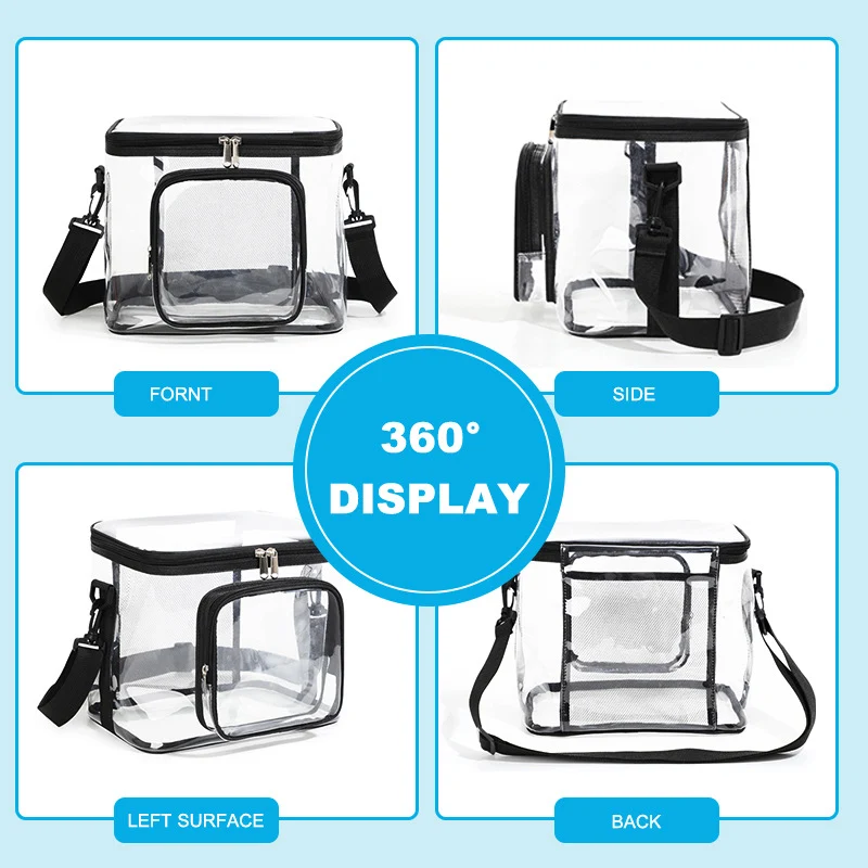 Transparente Kosmetiktasche Skanto
