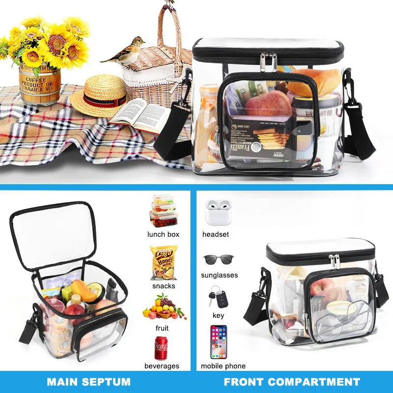 Transparente Kosmetiktasche Skanto