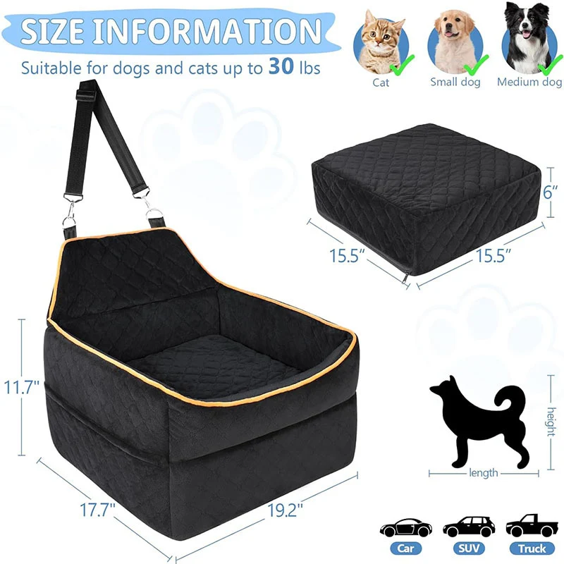 Hunde-Sicherheitsautositz Skanto