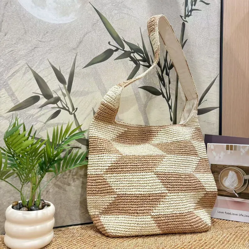 Praktische Hobo-Bag mit geometrischem Muster Skanto