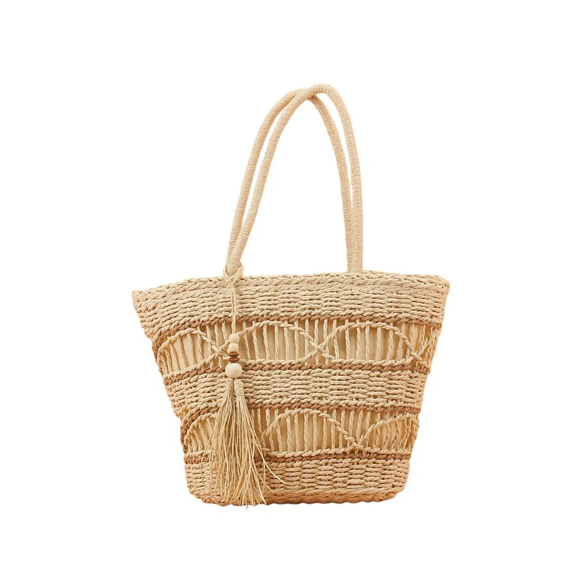 Geflochtene Strandtasche Skanto