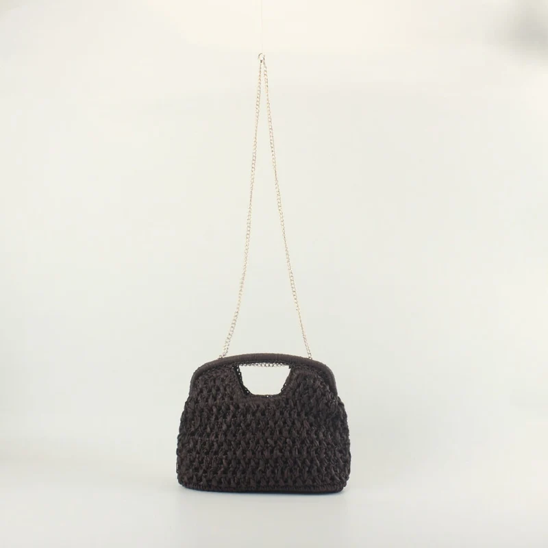 Feine Handtasche mit Metallkette Skanto