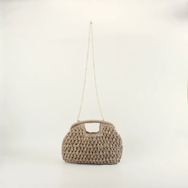 Feine Handtasche mit Metallkette Skanto