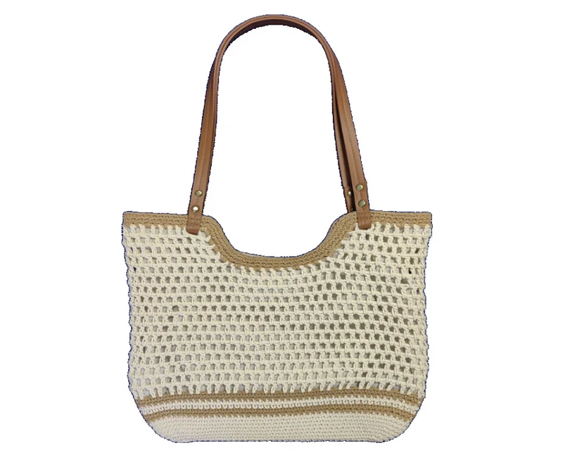 Handgemachte Makramee Strandtasche Skanto