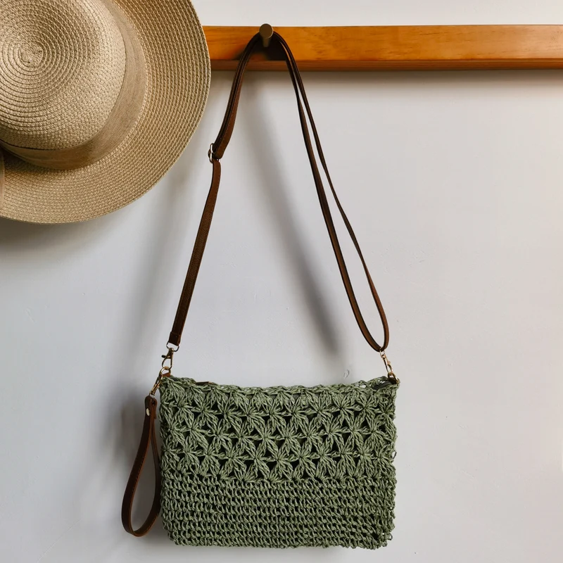 Handgemachte Makramee-Clutch Skanto