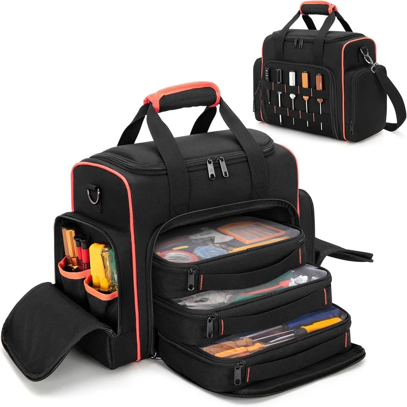 Multifunktionale Werkzeugtasche mit transparenten Abschnitten Skanto