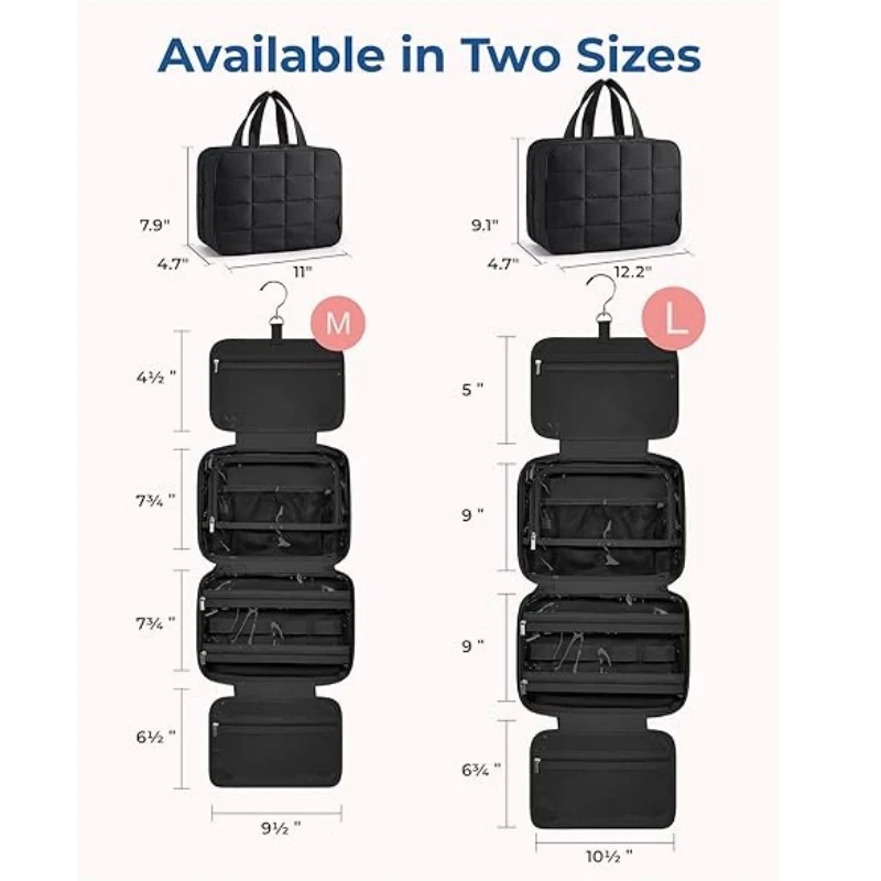 Gepolsterte Kosmetik-Organizer-Tasche mit praktischem Aufhängesystem Skanto