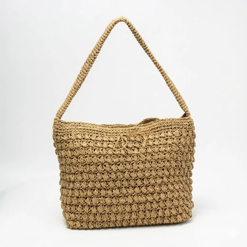 Moderner Makramee-Shopper Skanto