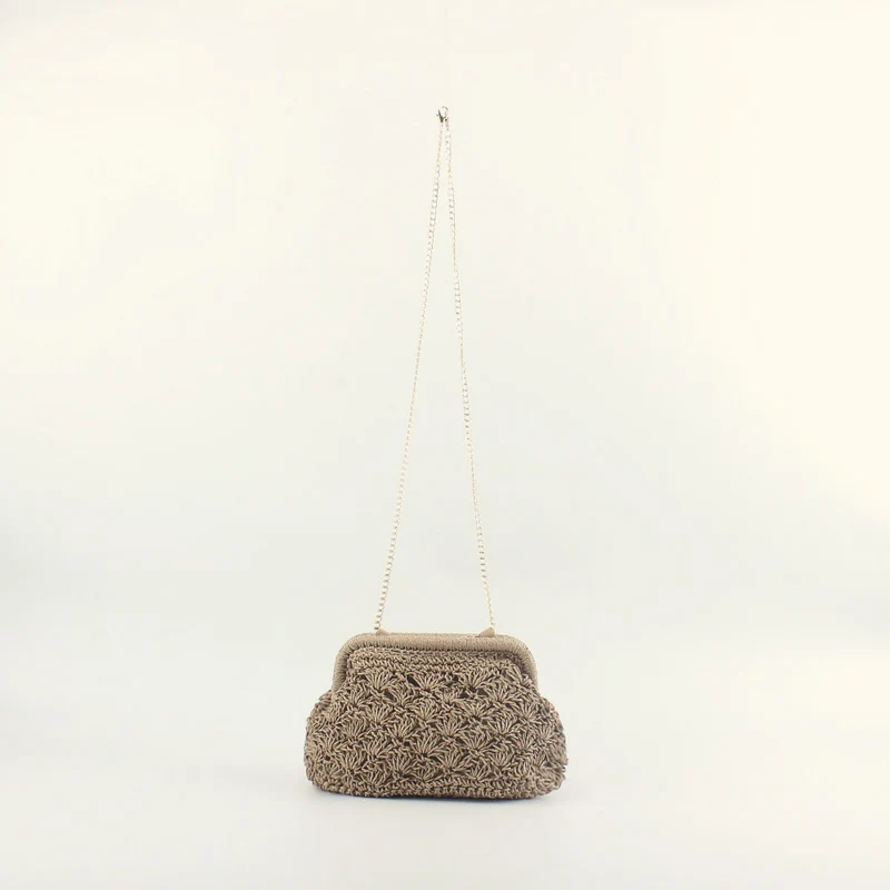 Elegante Clutch-Tasche im Häkelstil Skanto