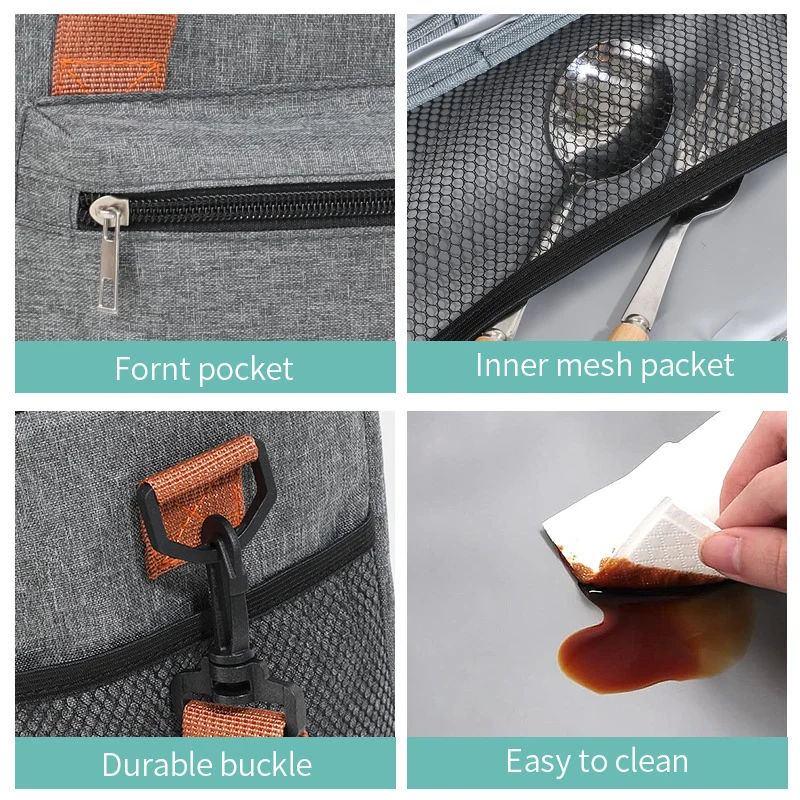 Kompakte Kühltasche mit verstellbarem Schultergurt Skanto