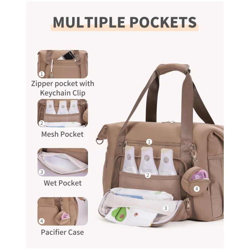 Multifunktionale Reisetasche mit Organizer-Fächern Skanto