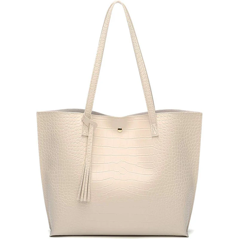Elegante Handtasche im modernen Krokodilleder-Look Skanto