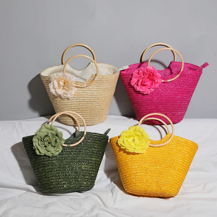 Handtasche mit floralen Details Skanto