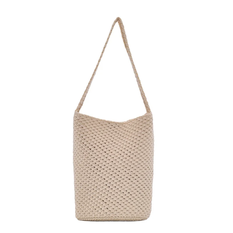 Gehäkelte Tragetasche im minimalistischen Design Skanto