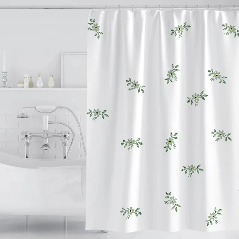 Duschvorhang mit Vintage Blumenmuster für Damen Skanto