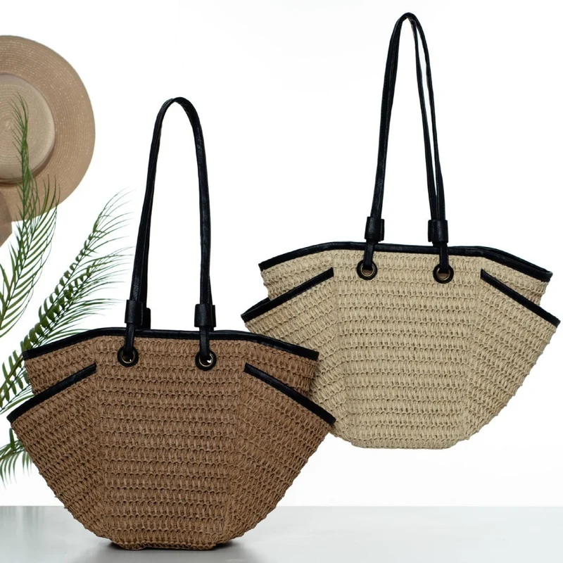 Stylische und funktionale Strohtasche Skanto