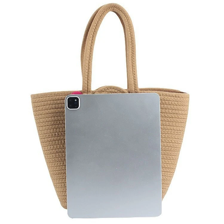 Strandtasche mit fröhlichen Pom-Poms Skanto