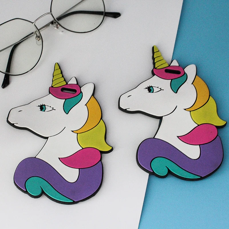 Unisex Gepäckanhänger mit Einhorn-Motiv Skanto