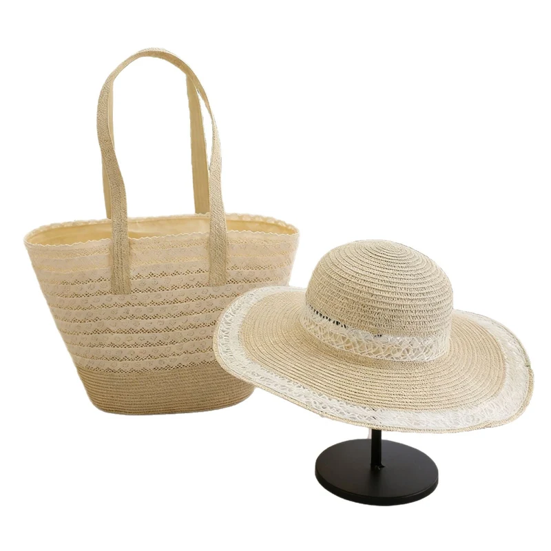 Strandtasche und Sonnenhut Skanto