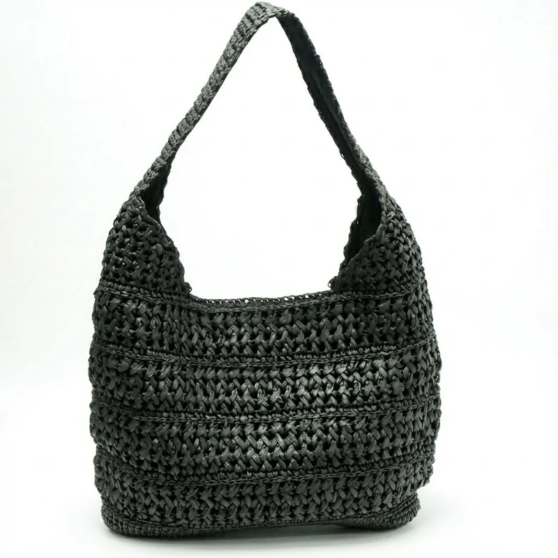 Hobo Bag aus handgeknüpftem Material Skanto