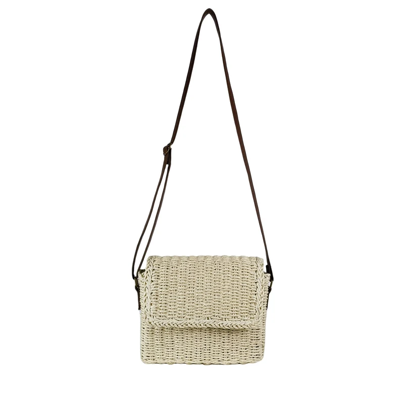 Stylische Rattan-Umhängetasche Skanto